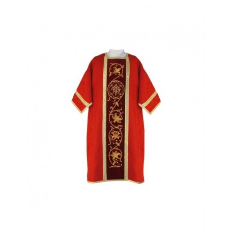 Roman dalmatic rojo - jacquard