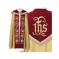 Capa litúrgica bordada con IHS (22)
