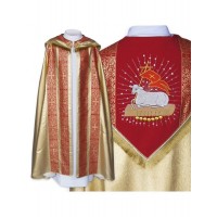 Capa litúrgica bordada de Pascua (6)