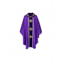 Casulla Cruz gótica - colores litúrgicos (8)