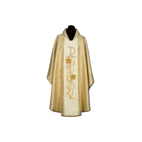Casulla de oro, bordada (018)