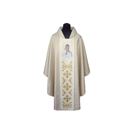 Casulla bordada Santa Teresa de Calcuta