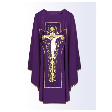 Casulla - Jesús Crucificado - colores litúrgicos (19)