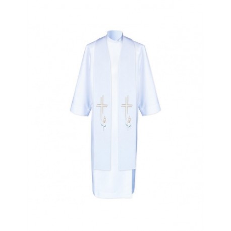 Estola de sacerdote cruz y orejas - bordada (5)