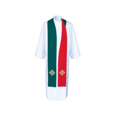 Estola de sacerdote de doble cara