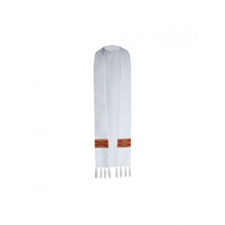 Estola sacerdotal con tangas, jacquard (colores litúrgicos)
