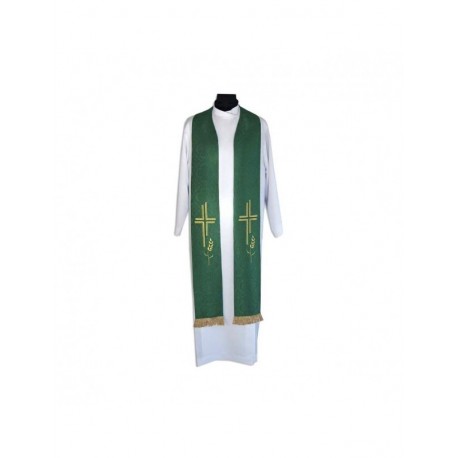 Estola de sacerdote cruz y orejas con borlas (5)