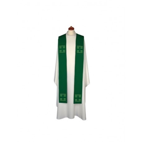 Estola bordada - colores litúrgicos, Cruces bordadas (13)