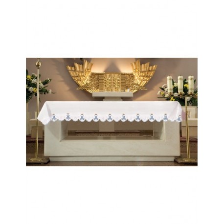 Mantel bordado Patrón mariano (155)