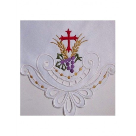 Paño de altar bordado - motivo eucarístico (91)