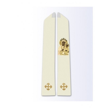 Estola con la imagen de Nuestra Señora de Czestochowa