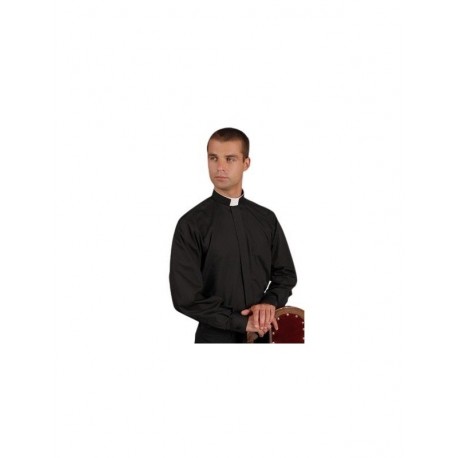 Camisa + cuello de sacerdote romano