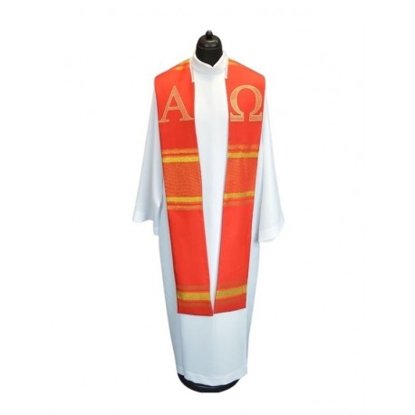 Estola roja Alfa y Omega