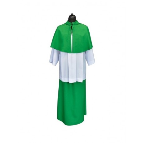 Traje de monaguillo verde - dos piezas